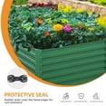 thumbnail image 5 of Uforic 2 Pack 8ftx4ftx2ft Large Raised Garden Bed Kit,Outdoor Galvanized Metal Patio Planter Box with Safety Rubber & Gloves, for Vegetables Flowers,Green, 5 of 9