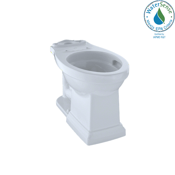 TOTO® Promenade® II Universal Height Toilet Bowl with CEFIONTECT, Cotton White - C404CUFG#01