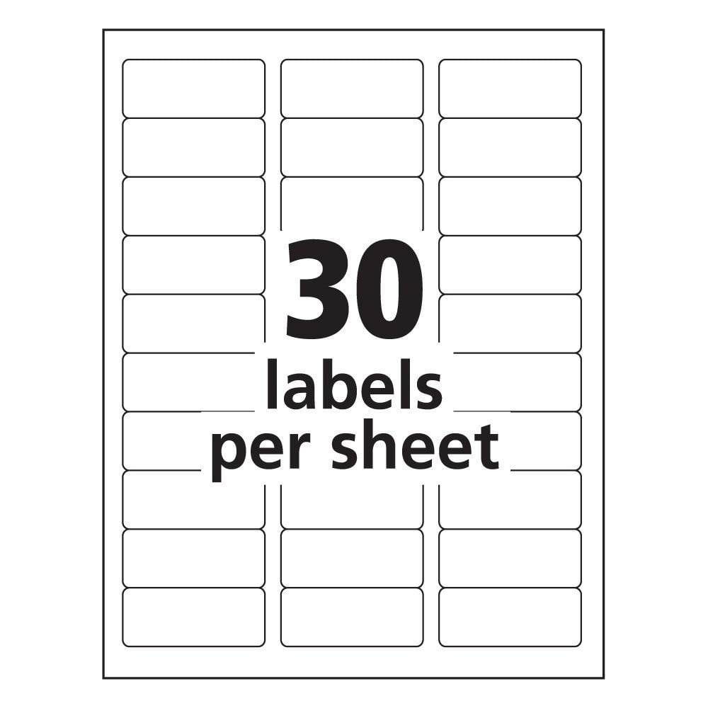 Avery Labels 8160 Template