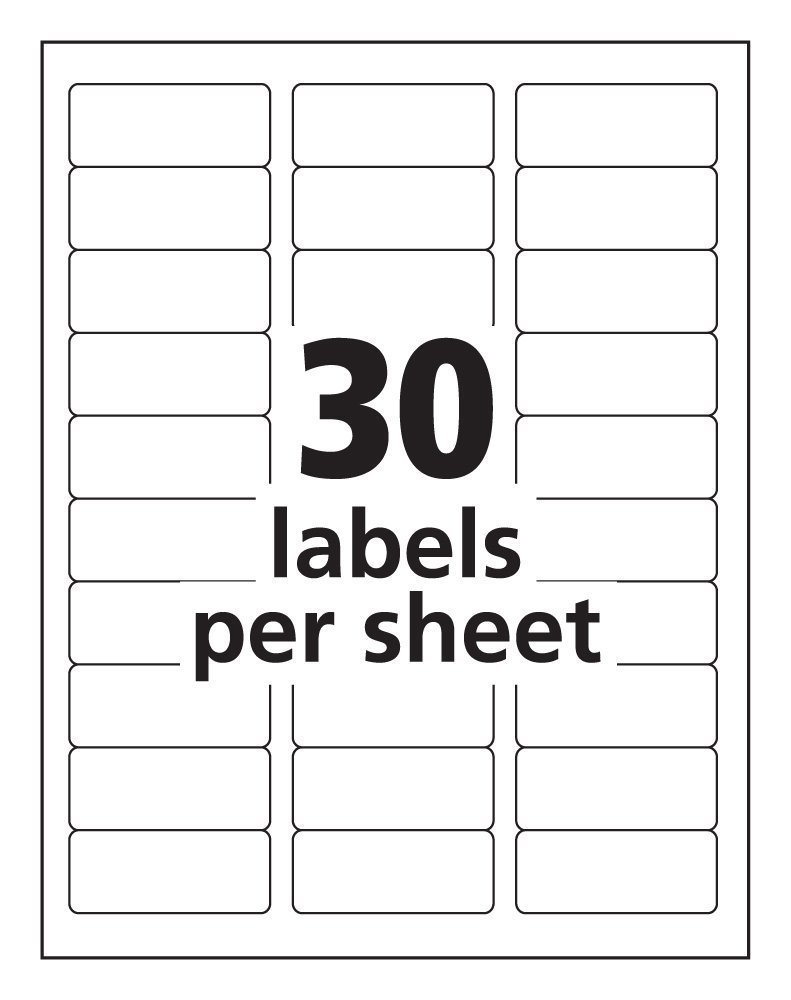 Template For Avery Labels 8160