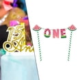 thumbnail image 5 of Pancarta de cumpleaños para bebé, temática de , adornos colgantes, pancarta decorativa de sandía para patio, hogar, decoración shamjiam Bandera de frutas, 5 of 5