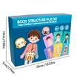 thumbnail image 2 of Human Body Model For Kids Juniors Magnetic Puzzles Human Anatomy Puzzle Montessori, 2 of 4