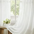 thumbnail image 5 of 2 PCS 52x63" Rod Pocket with Back Tab Privacy Curtain Pair, 5 of 5