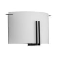 thumbnail image 6 of Modern Glass Sconce Two-Light Matte Black Wall Sconce, 6 of 14