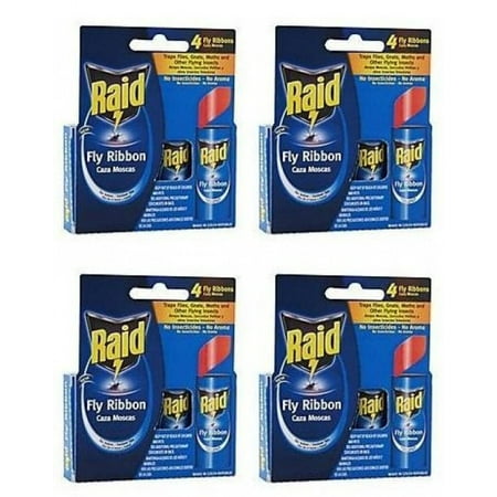 Raid FR3-RAID 4 Count Fly Catcher Ribbon (4/pack)