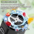 thumbnail image 5 of Petyoung Portable Blender 24oz, 360W Personal Jucier for Shakes & Smoothies, 6000mAh USB Rechargeable, Dual Mode, BPA Free, 5 of 7