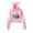 Pink, variant on Rhea Ripley Hoodie Cat Ear Fashion Street Trend Women's Short Hoodie Sportswear