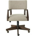 thumbnail image 2 of Riverside Furniture Chaise de Bureau en Bois Rembourré en Riche Tabac, 2 of 6