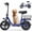 Blue, variant on INSDRGN Electric Scooter for Adults, Seat E-Scooter with 900W Peak Motor, 20MPH, 28 Miles Range, 330lbs Max Load, UL2272, Black