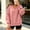 Pink deep v neck oversized sweatshirt women a1, variant on thefmos Women's Deep V Neck Long Sleeve Sweatshirt Side Slit Plus Size Solid Color Casual Fashion Pullover Fall Winter Clothes, White XL