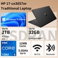 thumbnail image 2 of HP Essential 17.3" HD+ Laptop, Intel Core 5 120U, 32GB RAM, 512GB SSD, Windows 11 Home, Black, 2 of 7
