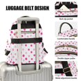 thumbnail image 3 of FORMRS Mini Backpack Purse for Women Quilted Travel Daypack Casual Shoulder Bag, Purple Polka Dots, 3 of 7