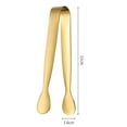 thumbnail image 4 of 5Pcs Ice Tongs Mini Sugar Tongs Stainless Steel Small Serving Tongs, Small Kitchen Tiny Tongs for Appetizers,Tea Party, Coffee Bar, Desserts, 4 of 7
