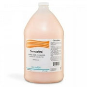 DermaVera Skin & Hair Cleanser, Scented, 1 gallon Jug, 4 Count