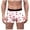 Z01-Pink, variant on Mens Underwear Briefs Heart Print Boxer Shorts Mens Valentines Day Printed Underwear Style Red Special Heart Rose Shorts Mid Waist