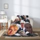 thumbnail image 4 of Manta de felpa suave y cómoda de Draco Malfoy, manta de felpa ligera y cálida de franela y mantas para sofá cama de 80 "x 60", 4 of 8