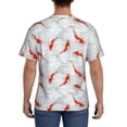 thumbnail image 2 of Rocae Koi Fish Corals,Spring Summer for Men's Moisture-Wicking Crew Tee - T-Shirt for Sports, Outdoor Activities, and Casual WearXX-Large, 2 of 9