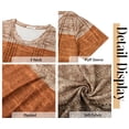 thumbnail image 5 of Fantaslook Blouses for Women Dressy Casual V Neck Pleated Tunic Tops Summer Short Sleeve Boho Shirts, 5 of 7
