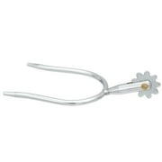 Kelly Silver Star Chrome Plated Childs Slip On Spurs