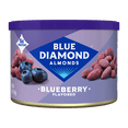 thumbnail image 2 of (12 pack) Blue Diamond, Blueberry Flavored Roasted Almonds, Crunchy, 6oz Shelf Stable Aluminum Can, 2 of 8