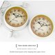 thumbnail image 5 of Reloj de pared Bearachild Retro estilo Vintage doble cara Blanco, 5 of 6