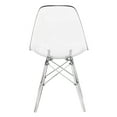 thumbnail image 7 of Dover Molded Side Chair with Acrylic Base, Set of 4 - Clear, 7 of 7