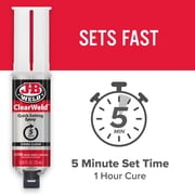 J-B Weld Clearweld Syringe Epoxy Adhesive Clear 25 ml