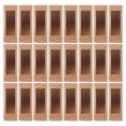 thumbnail image 4 of FRCOLOR Creative Window Dessert Boxes for Packing Made of Paper in Coffee Color with Compact Design 50pcs, 4 of 8
