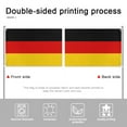 thumbnail image 2 of German Germany Flag 4x6 Ft Outdoor Double Sided German Country Flag Polyester Cloth with 2 Brass Grommets, 2 of 8