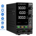 thumbnail image 1 of DC Power Adjustable OCP Output Switch 30V 10A with USB Dual Fast Charge Interface Black, 1 of 10