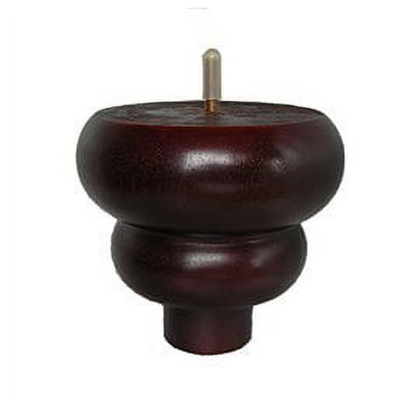 BingLTD - 5" Mahogany Hardwood Round Sofa Legs - Set of 4 (P833-157)