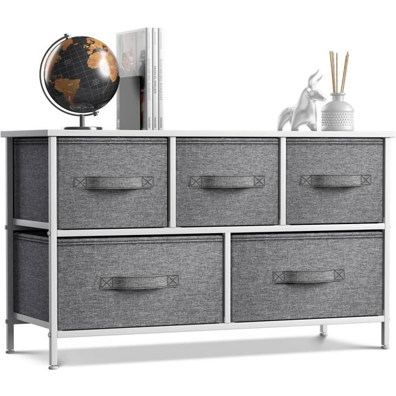 Sorbus Storage Cube Dresser - White