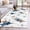 White, variant on 3'x5' Area Rugs, Blue Brown Diamond Indoor Outdoor Area Rug for Living Room Bedroom, Modern Geometric Middle Century Washable Bathroom Rugs Kitchen Floor Carpet Mats Home Decor Aesthetic