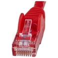 thumbnail image 4 of StarTech 6ft CAT6 Ethernet Cable - Red CAT 6 Gigabit Ethernet Wire -250Mhz 100W PoE RJ45 UTP Network Patch Cord Snagless with Strain Relief (N6PATCH6RD), 4 of 13