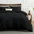thumbnail image 1 of Gogreen Housse de Couette Simple de Luxe, Microfibre Douce et Respirante 3 Pcs Ensembles de Literie Simple, Housse de Couette Simple Confortable, avec Fermeture Éclair, 1 of 1