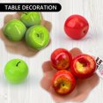 thumbnail image 3 of Tripumer 6 Pcs Plastic Lifelike Fake Fruit Apple Fake Apple Artificial Fruits Apple Faux Apple for Home Kitchen Cabinet Decor Photography Prop Green, 3 of 8
