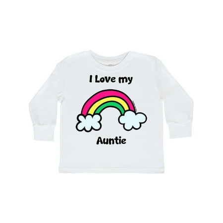 

Inktastic I Love my Auntie Gift Toddler Boy or Toddler Girl Long Sleeve T-Shirt