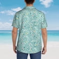 thumbnail image 6 of Fotbe Geometric Elements Hawaiian Shirt for Men Unisex Summer Beach Casual Short Sleeve Cotton Linen Button Down Shirts-Large, 6 of 9