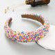 thumbnail image 1 of Diadema ancha de esponja, nueva, moderna, para niña, versátil, para champú y diadema., 1 of 5