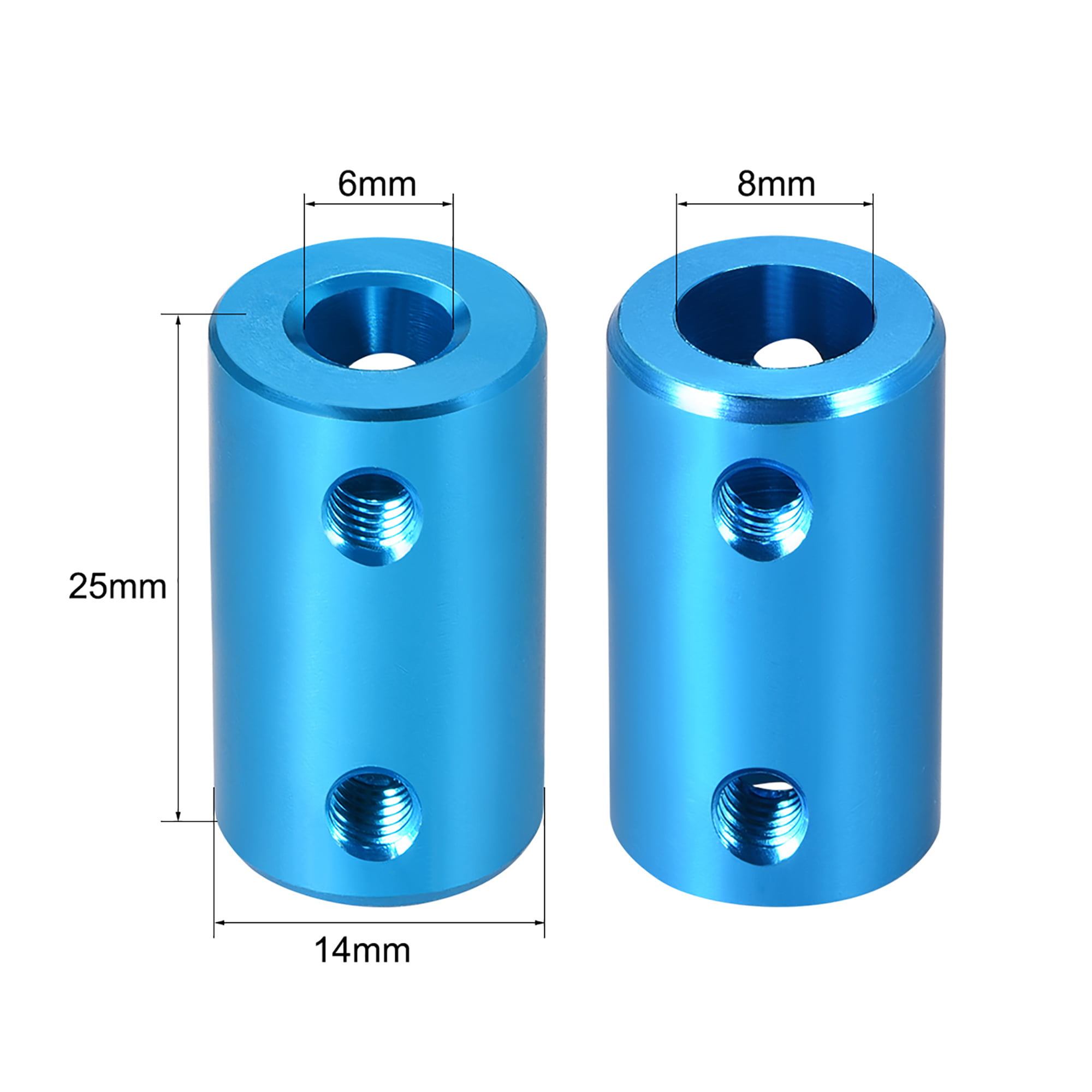 Details about   3mm/4mm/5mm/6mm/7mm/8mm Flexible Motor Shaft Coupling Coupler for DIY Part D Z_S 