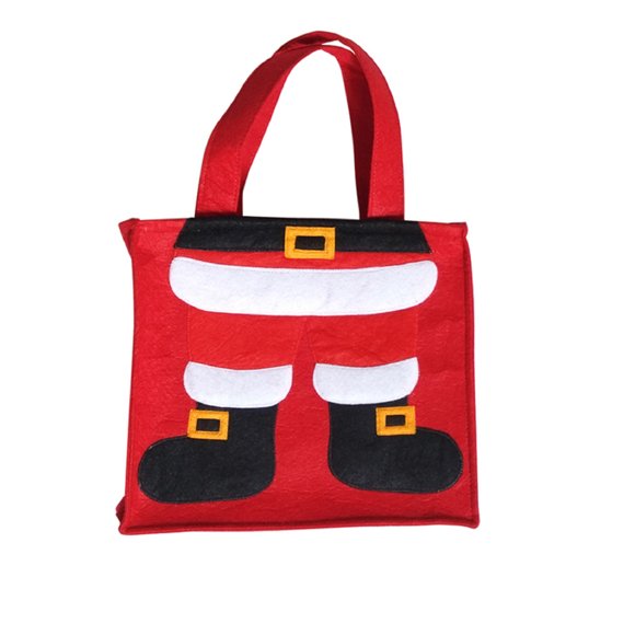 Sacs-cadeaux de Noël Petit Format Sac-Cadeau Créatif de Noël Sac de Jambe du Père Noël Sac de Bonbons de Mariage de Noël Sacs-Cadeaux Petit Format Noël Petits Sacs de Noël pour Cadeaux