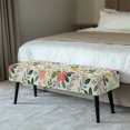 thumbnail image 2 of XYZCANDO C Anti Dust Rectangular Long Bench Slipcover, Non Slip Polyester Spandex Fabric Dining Bench Covers for Home Living Room, 2 of 9