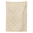 thumbnail image 2 of Nautical Tablecloth, Marine Theme Sea Nature Jellyfish and Striped Dotted Fish Pattern Ocean Image, Rectangle Satin Table Cover Accent for Dining Room and Kitchen, 60" X 84", Multicolor, by Ambesonne, 2 of 2