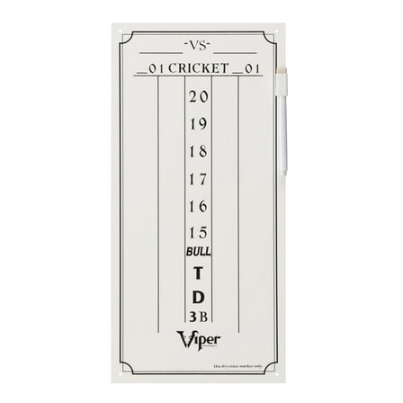 Viper Small Cricket Dry Erase Dart Scoreboard