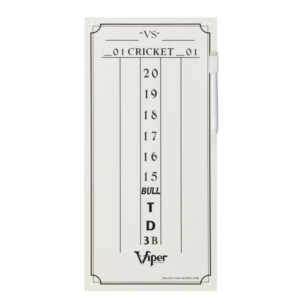 Viper Small Cricket Dry Erase Dart Scoreboard