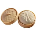 thumbnail image 6 of DkinJom Mystery Bao Bun Stress Ball with Steamer Box, White (1 Piece), 6 of 10