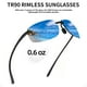 thumbnail image 4 of Gafas Deportivas JIM HALO Polarizadas TR90 sin Montura para Hombre y Mujer, 4 of 8