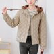 thumbnail image 1 of Parkas de manga larga para mujer, con bolsillos, cortas, holgadas y gruesas, con capucha, ropa de bolsillo, ropa de manga larga, top de poliéster para mujer, 1 of 5