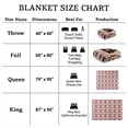 thumbnail image 6 of Sacred Thread Fleece Blanket South Western, Reversible Mexican, Vibrant Aztec Blankets and Throws for Aztec Decor for Home (Grey Flannel / Flannel) (Queen (79''x95''), 6 of 10