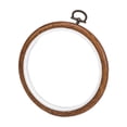 thumbnail image 1 of ERK Round Embroidery Hoop Rubber Embroidery Hoop For Display Imitated Ornament For Craft Sewing DIY Hanging, 1 of 6